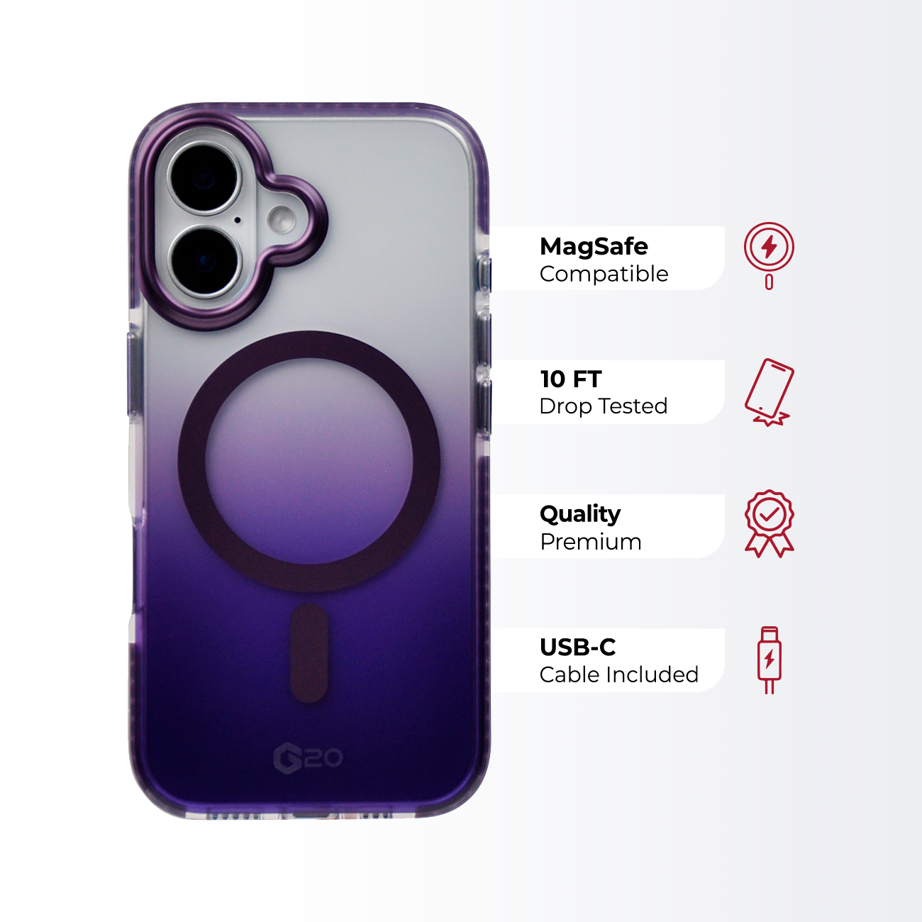 IMD MAGSAFE PURPLE - IPHONE 16 PLUS